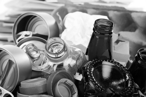 Vans and crew ready for house clearance in Feltham