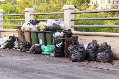 Eco-friendly flat clearance practices.